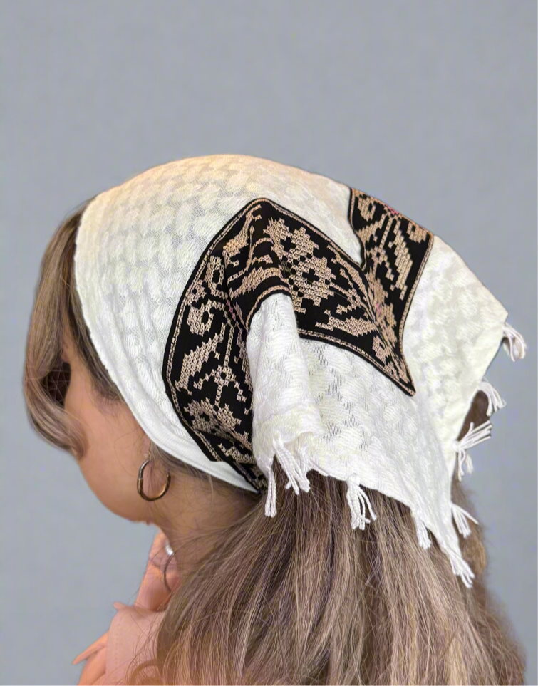 Kufiya Bandanas | Classic, Tatreez, Modern Designs – Palestinian Keffiyeh Triangle Headwraps