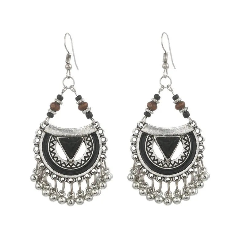 RED Triangle Earings