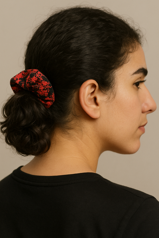 Kufiya Scrunchies | Tatreez & Classic Designs – Palestinian Hair Ties