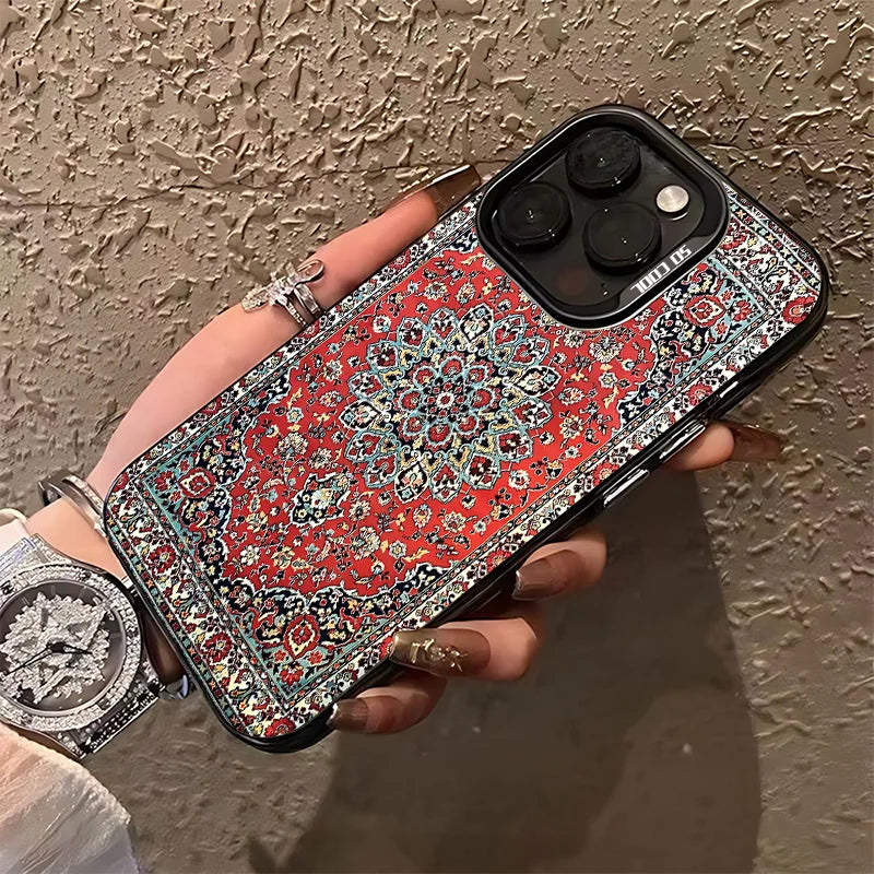 Tatreez Popular Phone Case For iPhone Anti Fall Matte