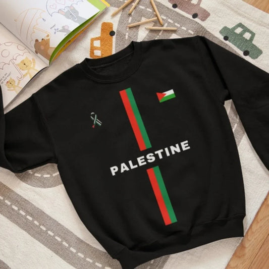 Palestine Sweatshirt Hoodie Tops Unisex Vintage Casual Pullover