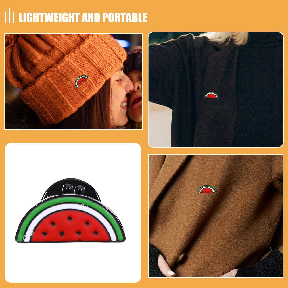 3 Pcs Watermelon Brooch
