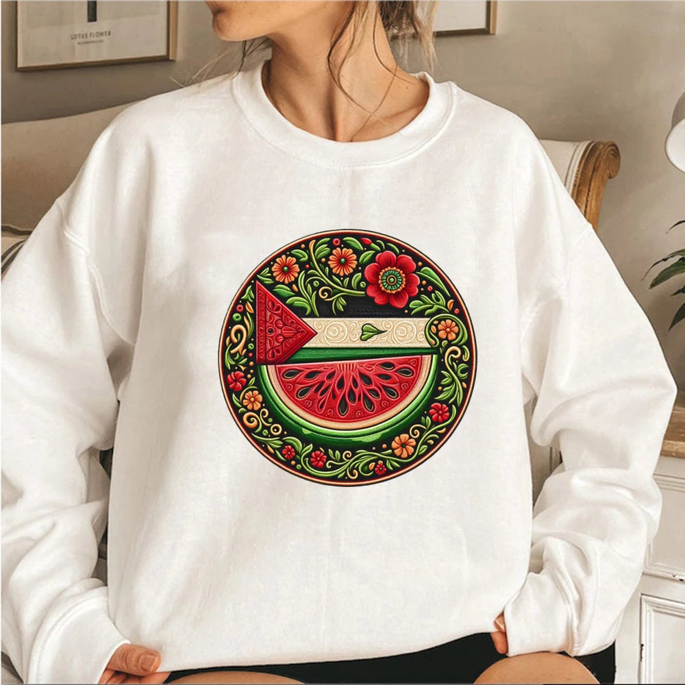 Watermelon Symbol Freedom Sweatshirt