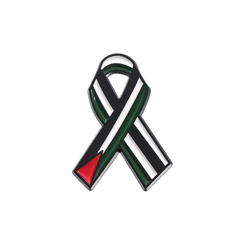 Symbolize The National Palestine Flag Brooches