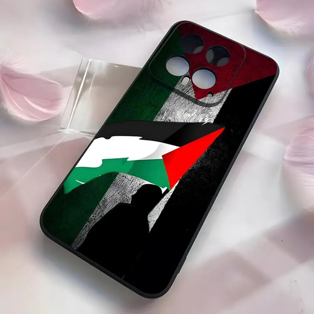 Palestine Flag Phone Case For Xiaomi 15 14 13 12 11 T Lite Ultra Redmi Note 14 13 12 Pro ProPlus 12 10 C 5G Cover