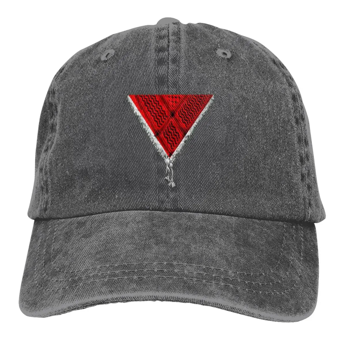 The Palestinian Red Triangle Casual Stylish A Baseball Cap