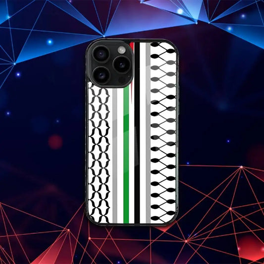 Keffiyeh Palestine Case For iPhone Magnetic Magsafe Wireless Charging