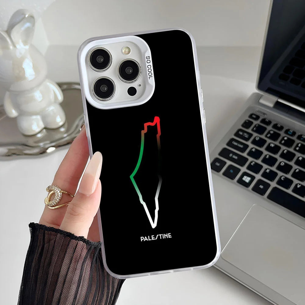 Palestine Flag MAP Phone Case For IPhone