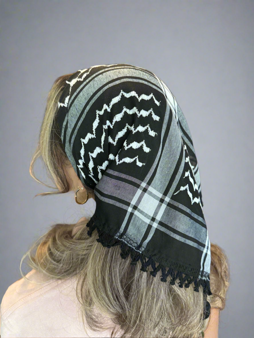 Kufiya Bandanas | Classic, Tatreez, Modern Designs – Palestinian Keffiyeh Triangle Headwraps