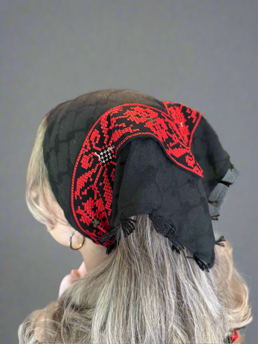 Kufiya Bandanas | Classic, Tatreez, Modern Designs – Palestinian Keffiyeh Triangle Headwraps