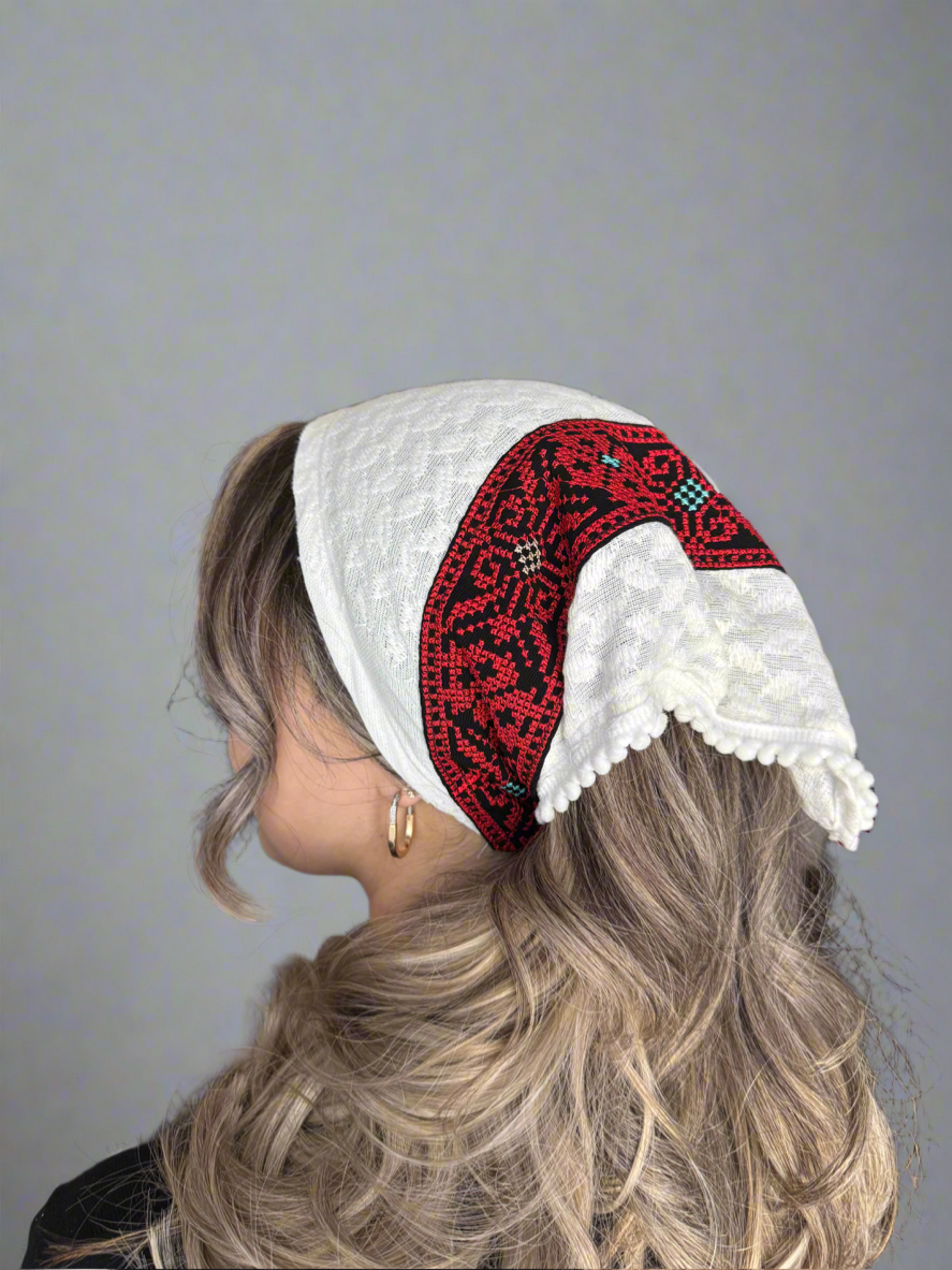 Kufiya Bandanas | Classic, Tatreez, Modern Designs – Palestinian Keffiyeh Triangle Headwraps