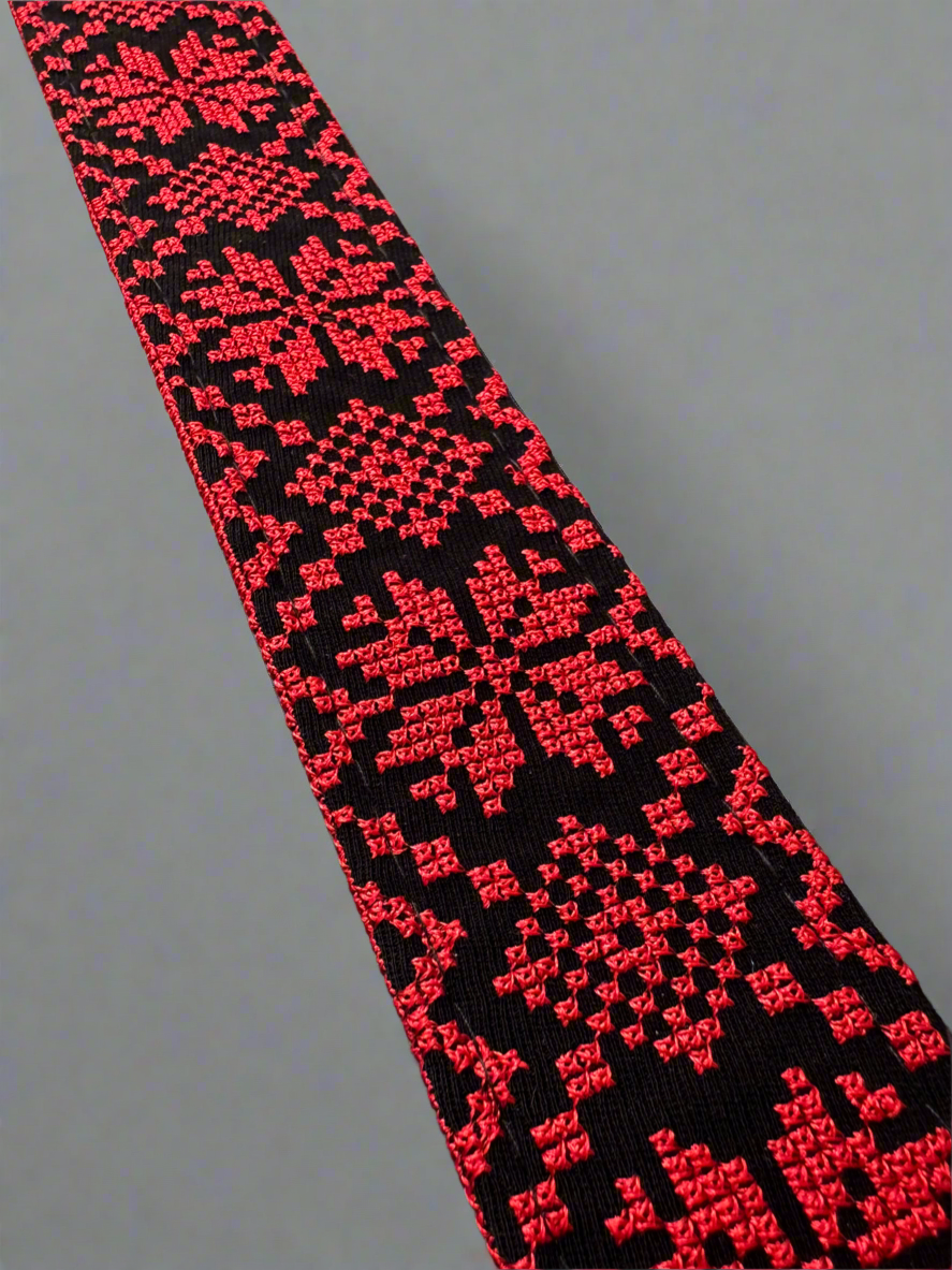 Tatreez Strap | Multipurpose Bag, Camera & Guitar Strap – Palestinian Embroidery Pattern