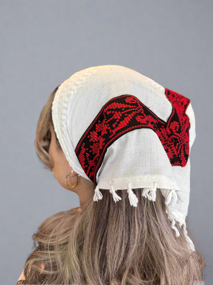 Kufiya Bandanas | Classic, Tatreez, Modern Designs – Palestinian Keffiyeh Triangle Headwraps