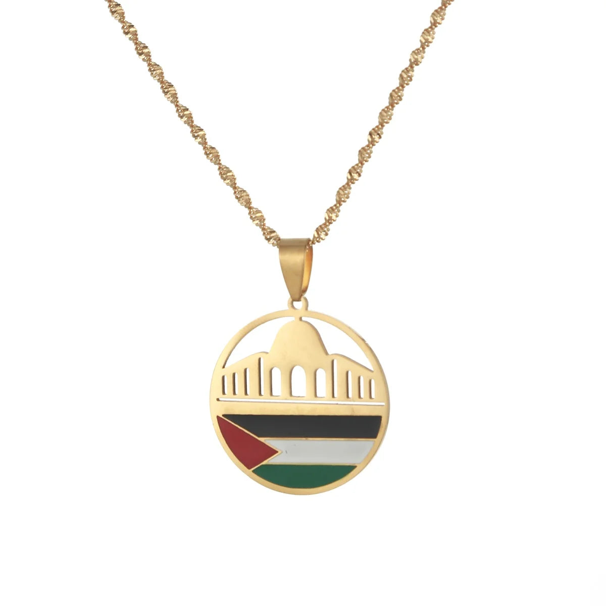 Two-Year Guarantee Al-Aqsa Mosque Necklaces Jewelry