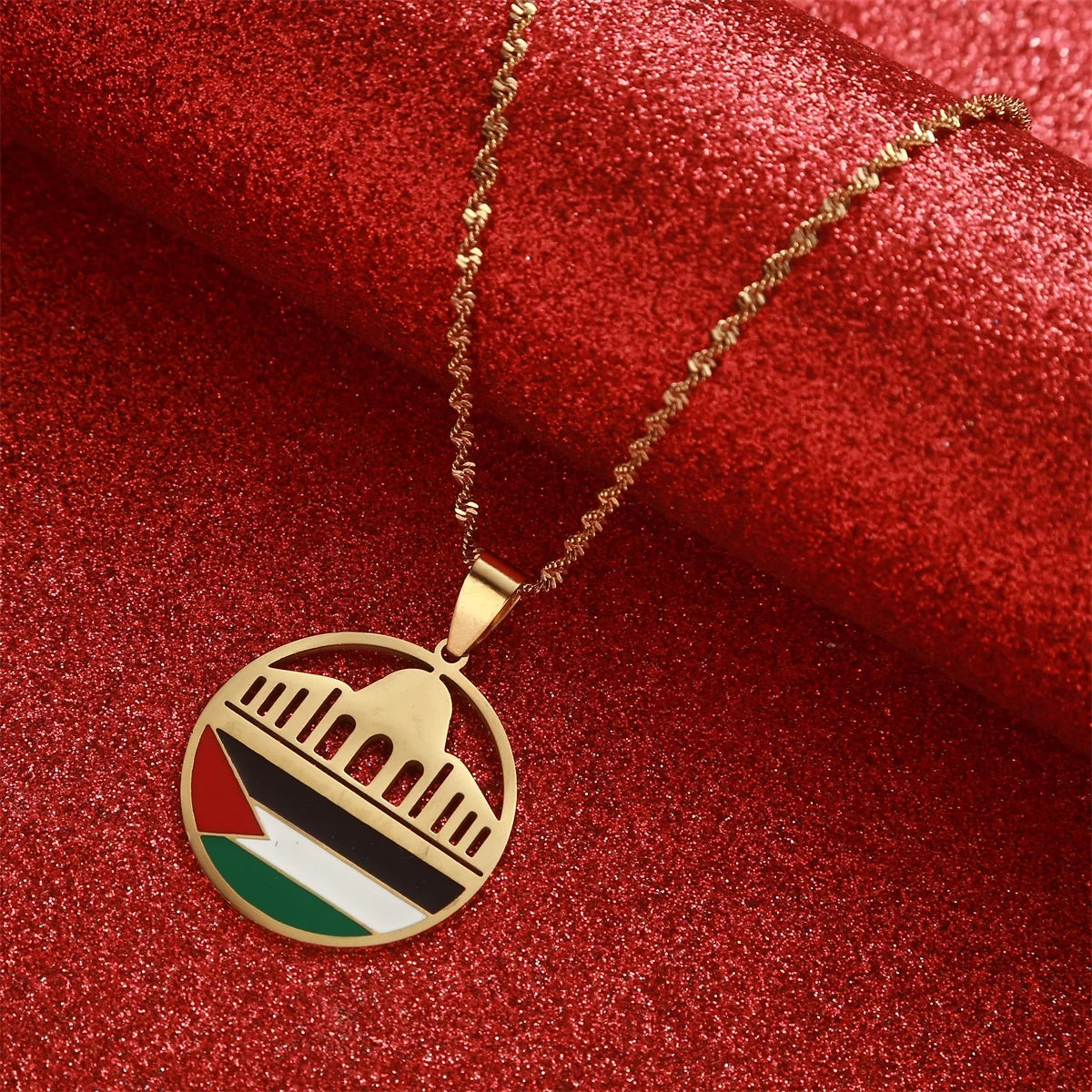 Two-Year Guarantee Al-Aqsa Mosque Necklaces Jewelry