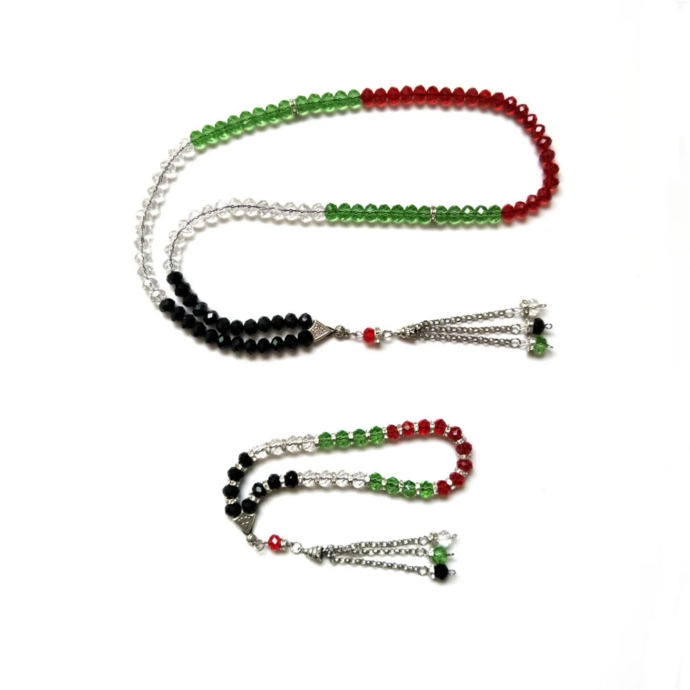 Palestine Arabic color 33 and 99 tesbih Prayer beads tasbih