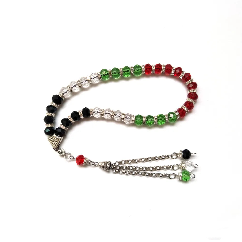 Palestine Arabic color 33 and 99 tesbih Prayer beads tasbih