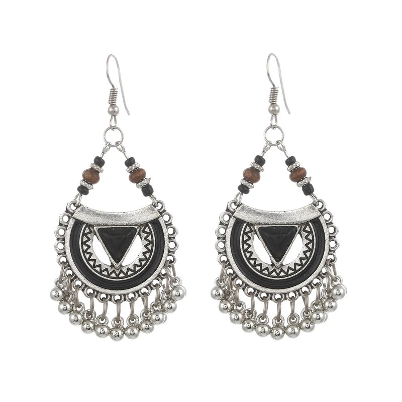 RED Triangle Earings