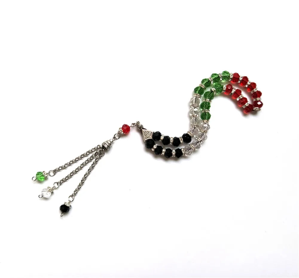 Palestine Arabic color 33 and 99 tesbih Prayer beads tasbih