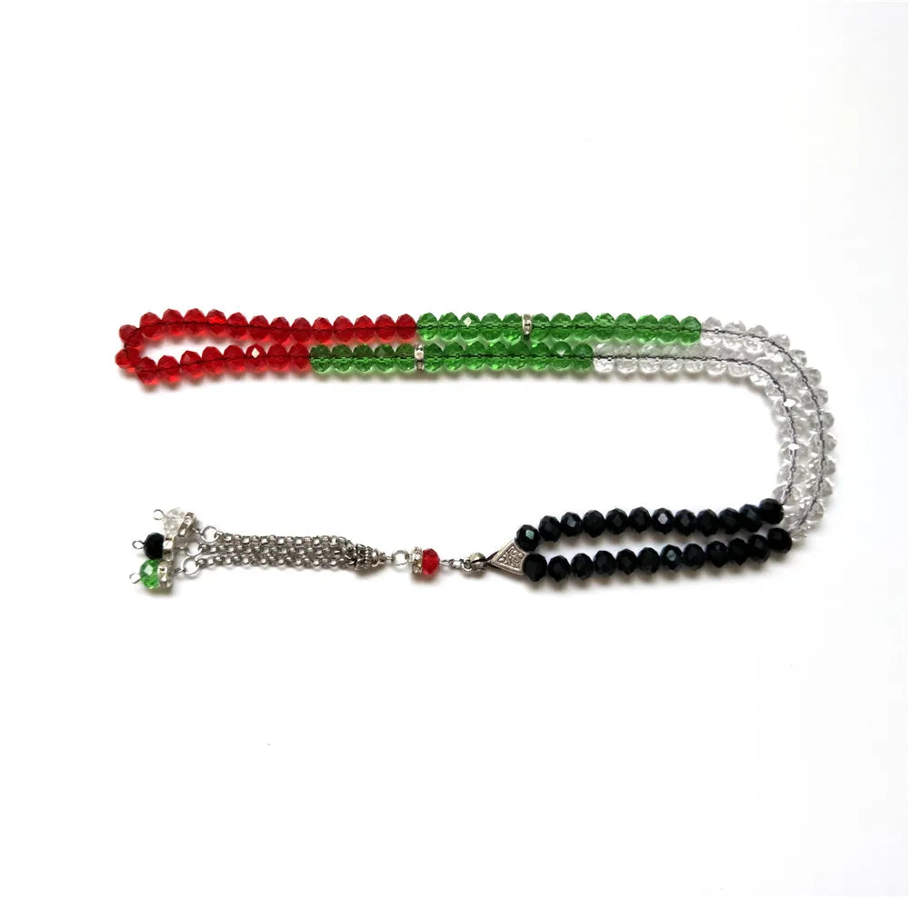 Palestine Arabic color 33 and 99 tesbih Prayer beads tasbih