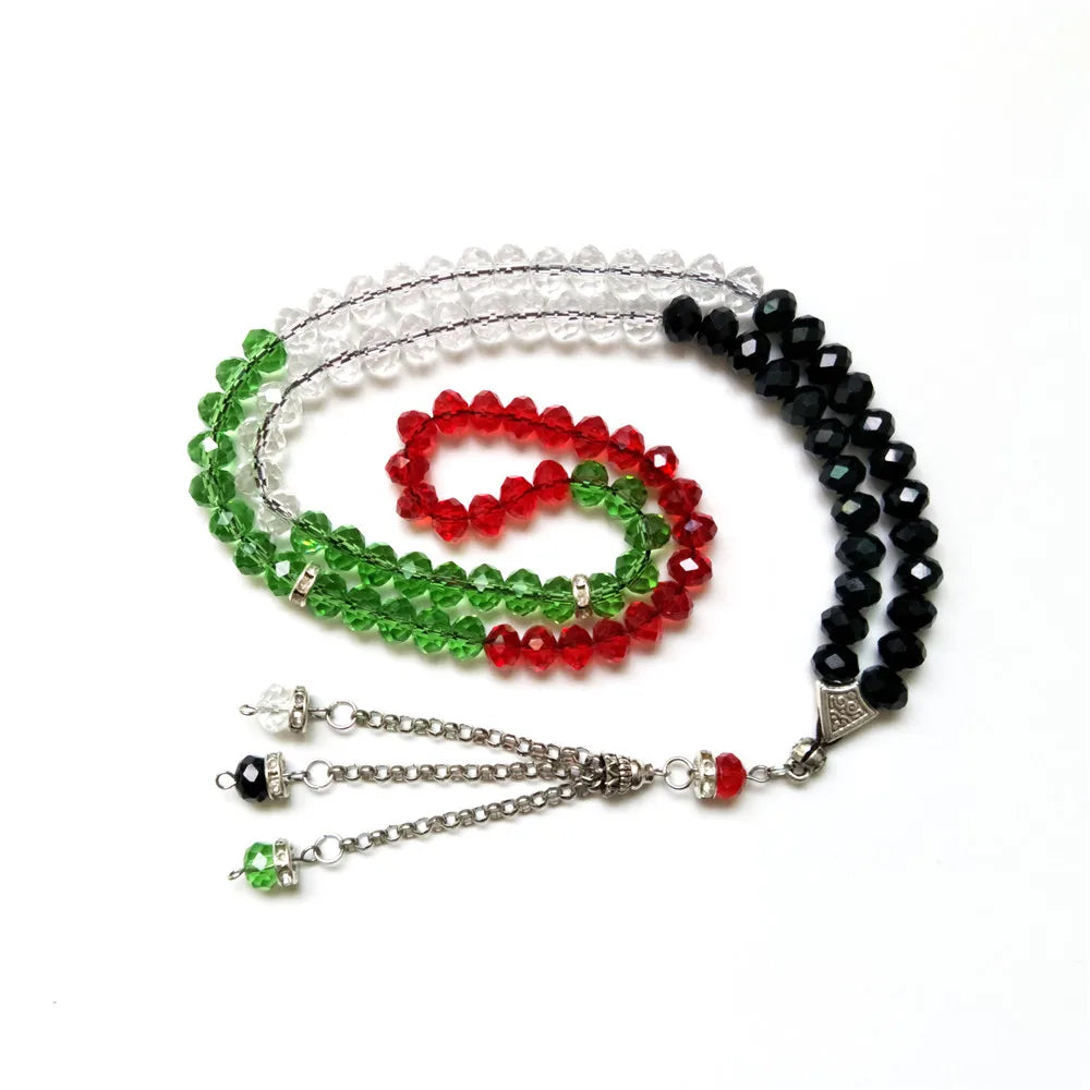 Palestine Arabic color 33 and 99 tesbih Prayer beads tasbih