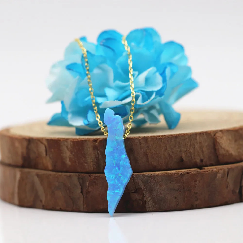 925 Silver O chain Palestine necklaces