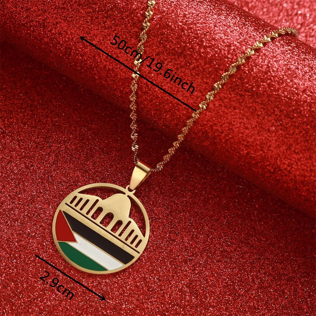 Two-Year Guarantee Al-Aqsa Mosque Necklaces Jewelry