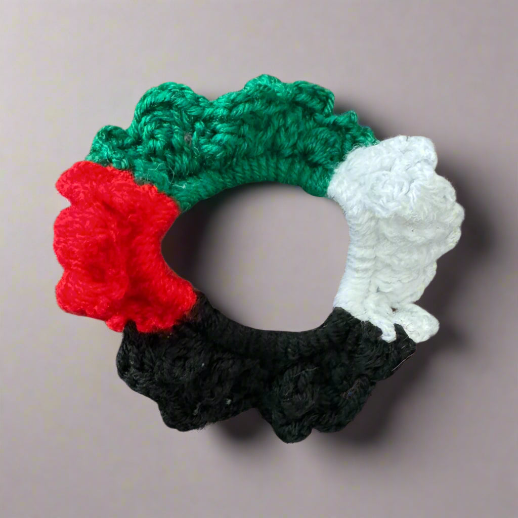 Kufiya Scrunchies | Tatreez & Classic Designs – Palestinian Hair Ties