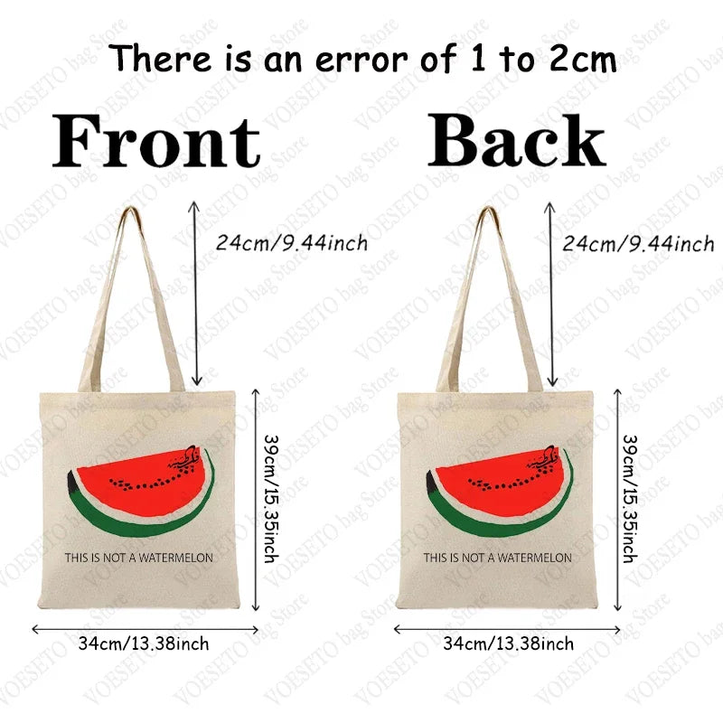 This Is Not A Watermelon Pattern  Shopping Bag
