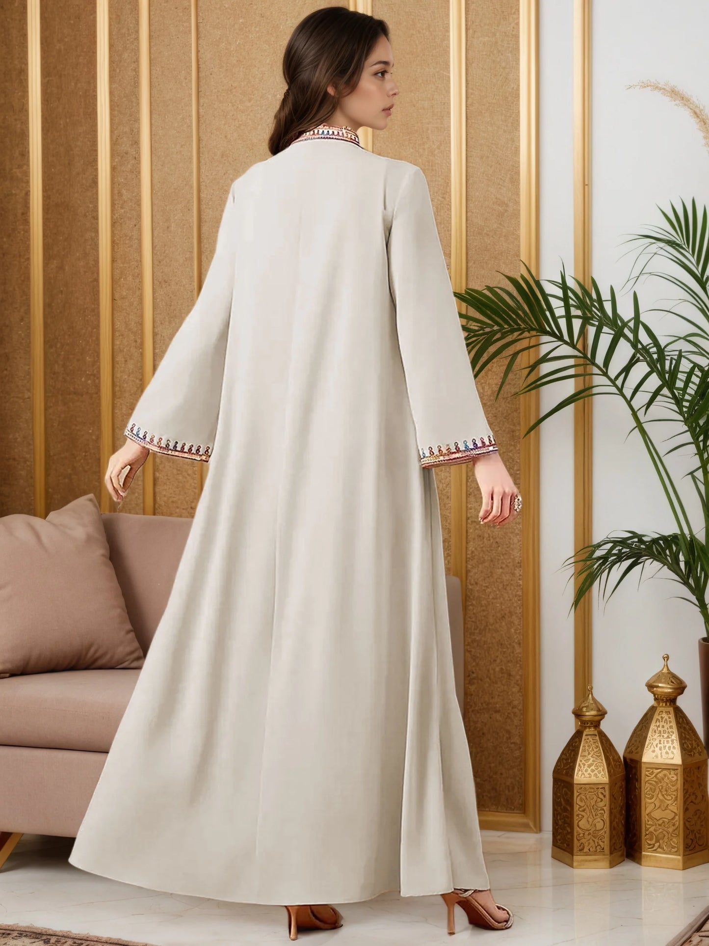 2025 New Moroccan Style Muslim Abaya