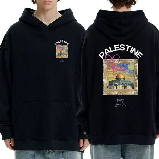 2025 Palestine New Double-Sided print Graphic Hoodies