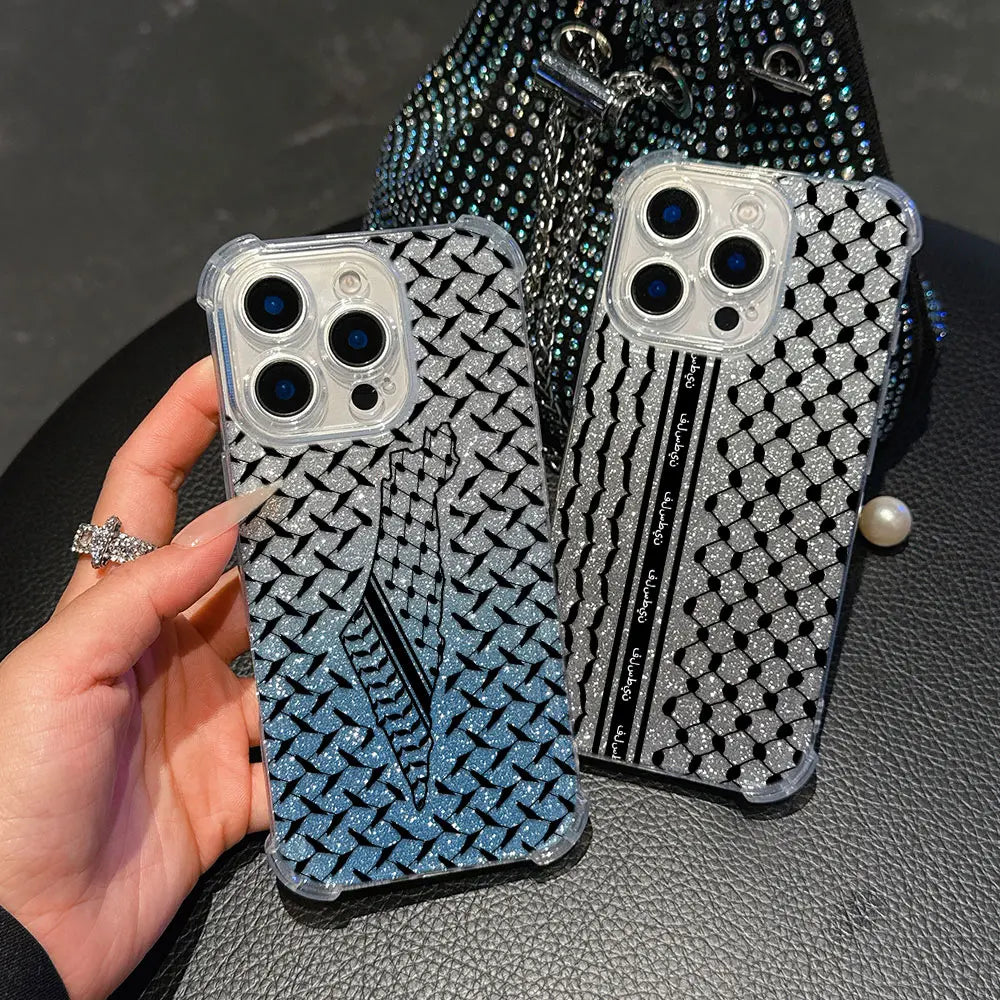 Fashion Hattah Keffiyeh Phone Case For iPhone Clear Back Cover