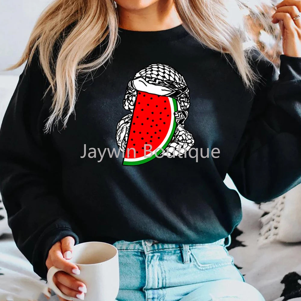 This Is Not A Watermelon Sweatshirt "Ceci N'est Pas Une Pastèque"