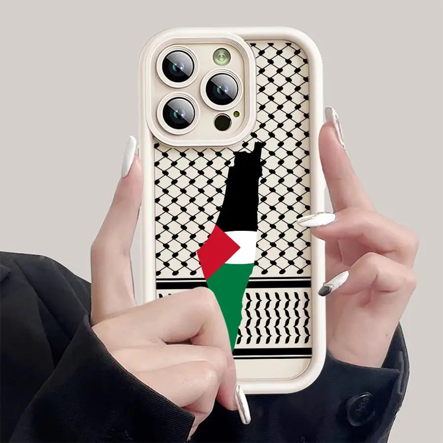 high quality Hattah Keffiyeh Phone Case for Apple iPhone TPU Soft Cover