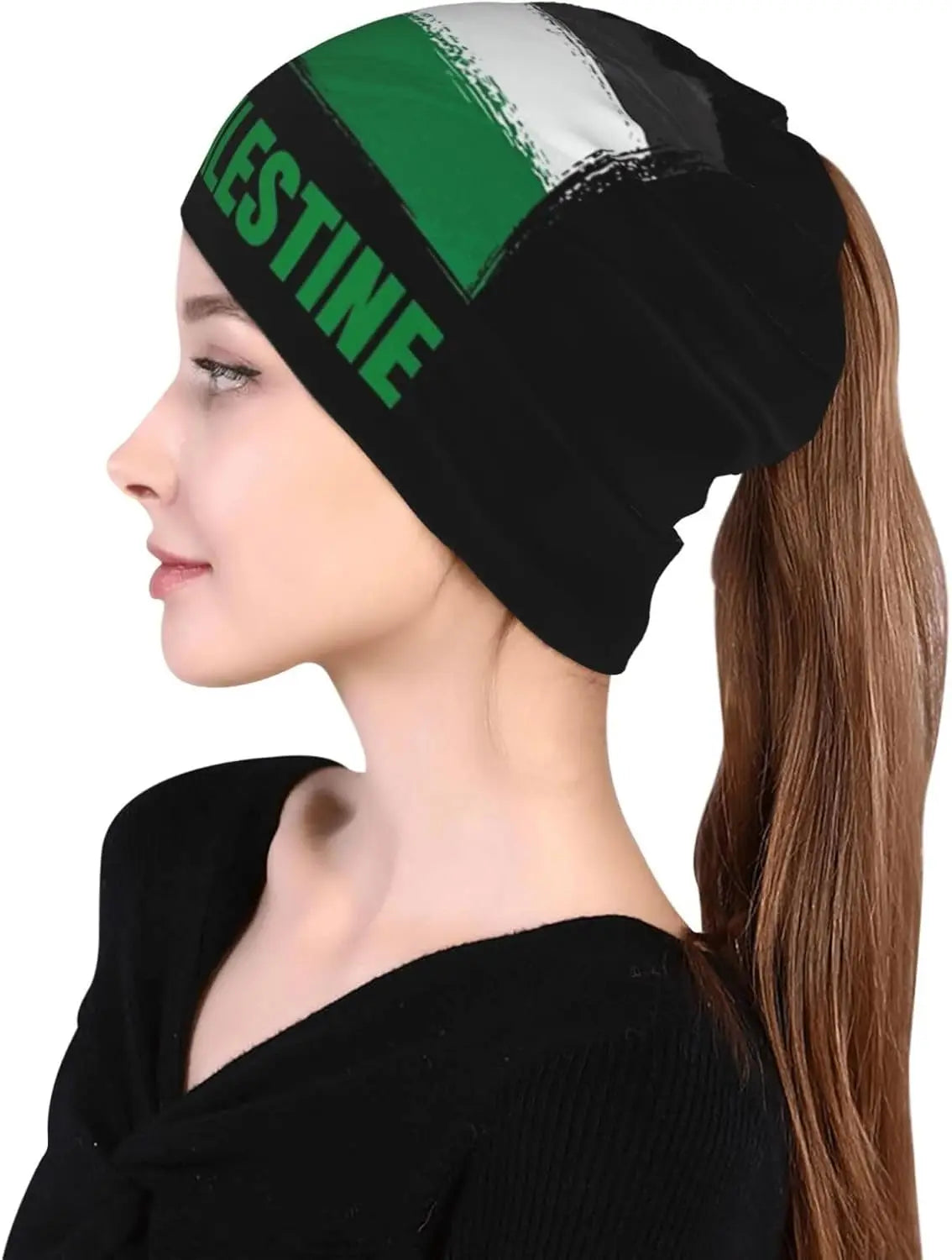 Palestine Flag Multifunction Winter Warm Knit Skull Cap