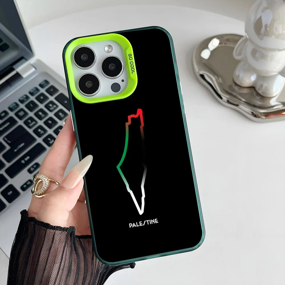 Palestine Flag MAP Phone Case For IPhone