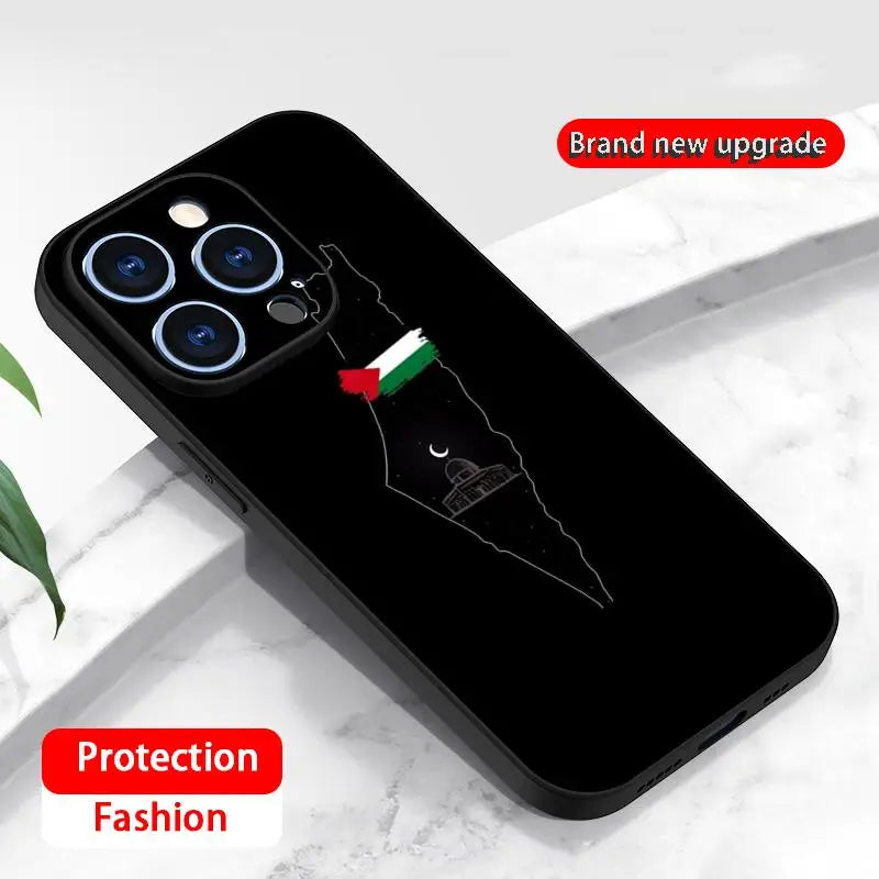 Palestine's map peace pattern Phone Case For iPhone Shockproof Cover