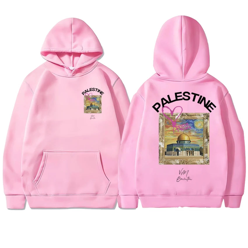 2025 Palestine New Double-Sided print Graphic Hoodies