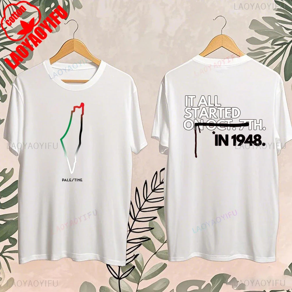 Palestinian Shirt Color of Watermelon 2025