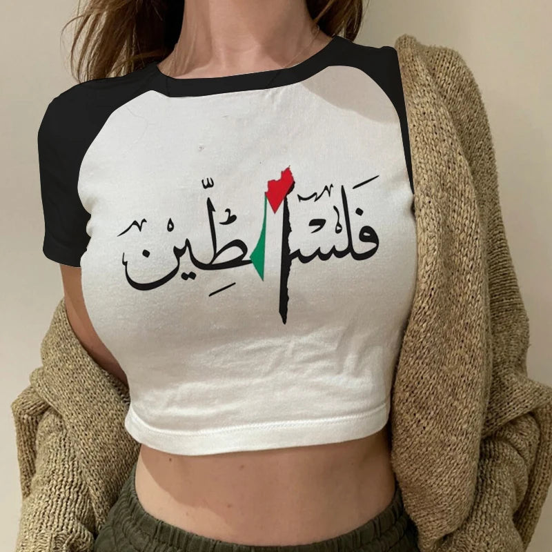Palestine t-shirts, Crop Tops