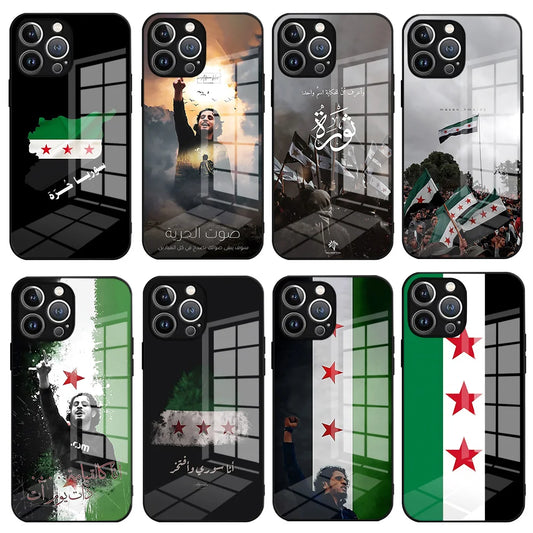 Syria Revolution Flag Phone Case For iPhone