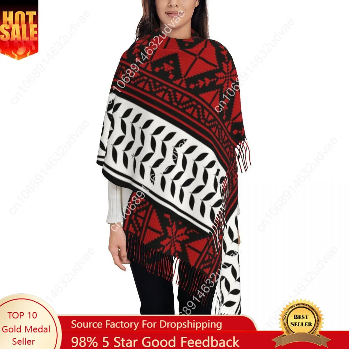 Scarf Kufiya Hatta Shawl and Wrap Pashmina Scarves