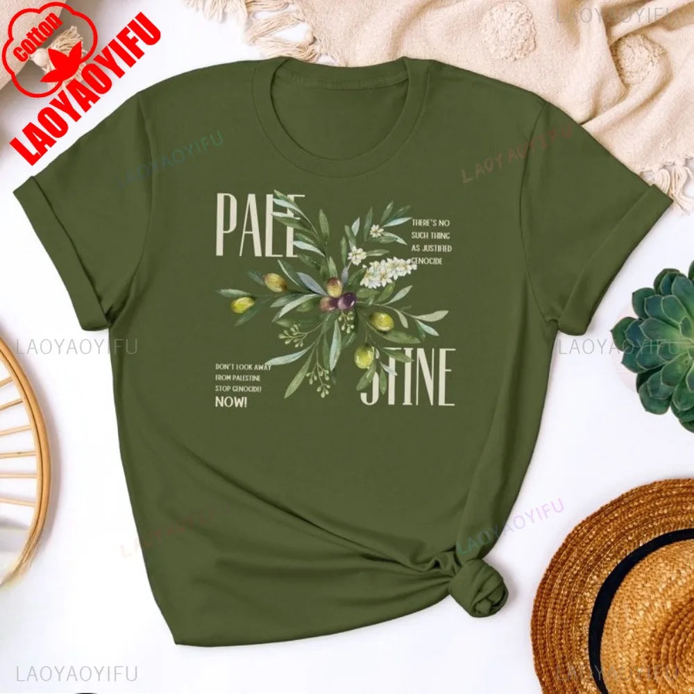 Palestine Olive T Shirt