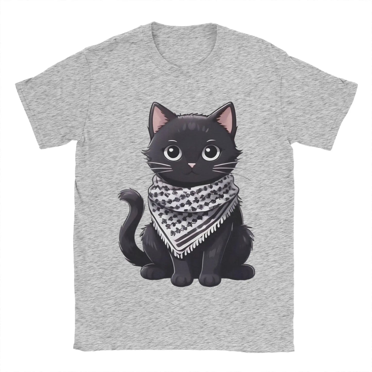 Palestine Cat Wearing the keffiyeh T-Shirts