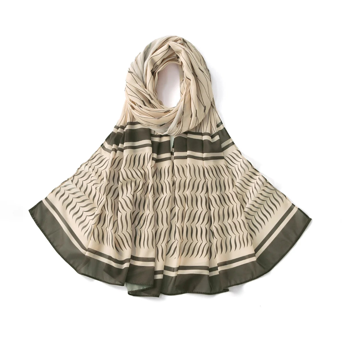 High-quality Palestinian kuffiya Chiffon Scarf