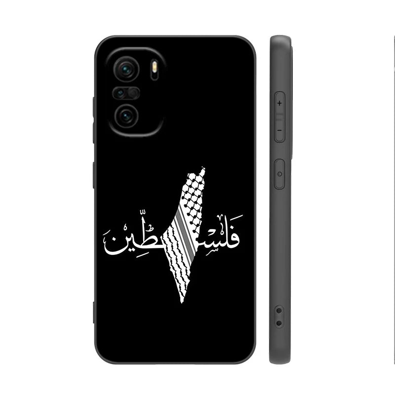 Palestine Flag MAP  Phone Case For Xiaomi POCO F3 X3 NFC X4 GT F5 F6 F7 M3 M4 M6 M7 X5 X7 Pro C40 C65 F4 M5 5G Cover
