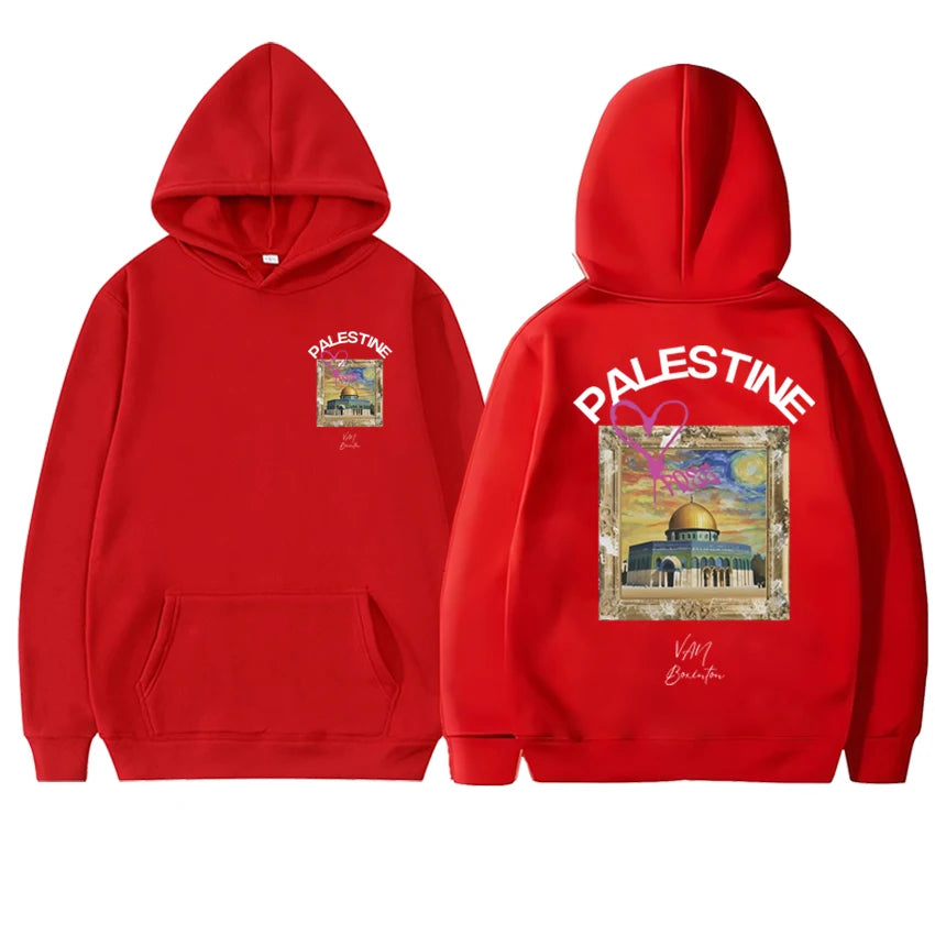 2025 Palestine New Double-Sided print Graphic Hoodies