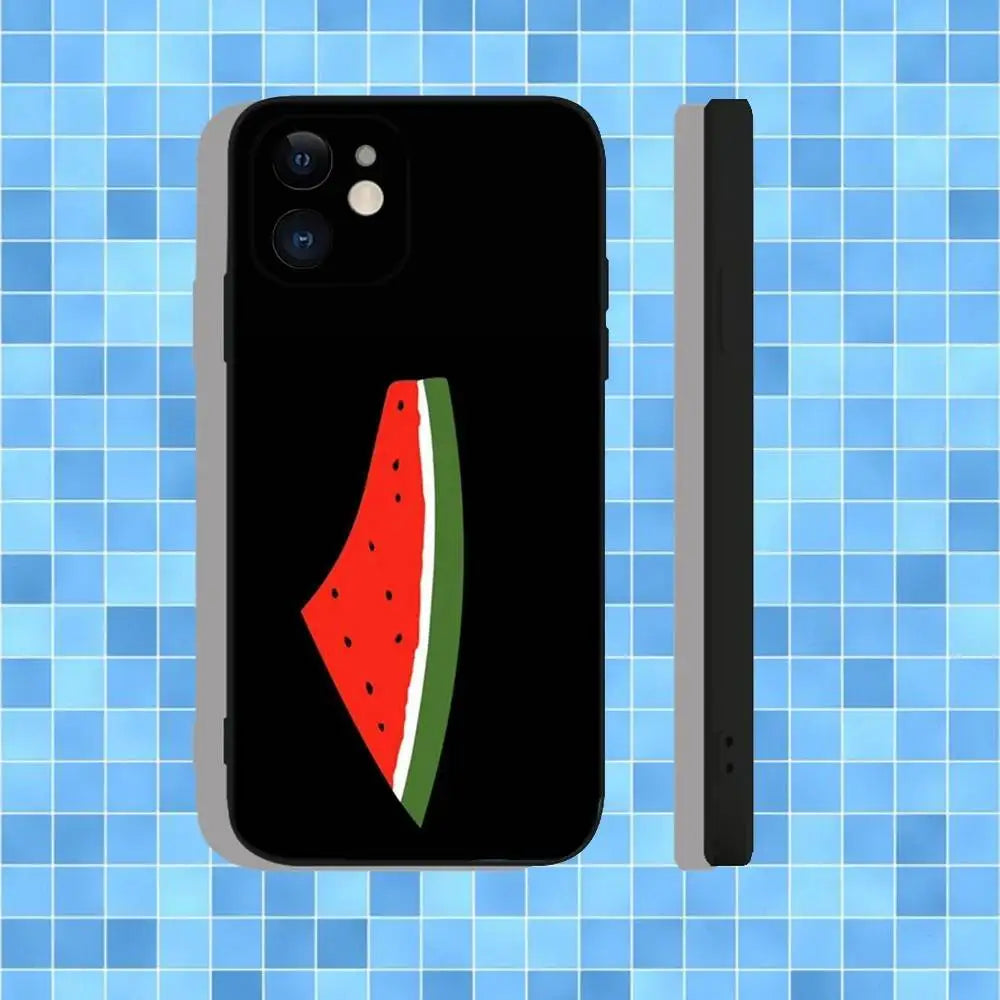 Embroidery. Flag Palestine's Phone Case For iPhone