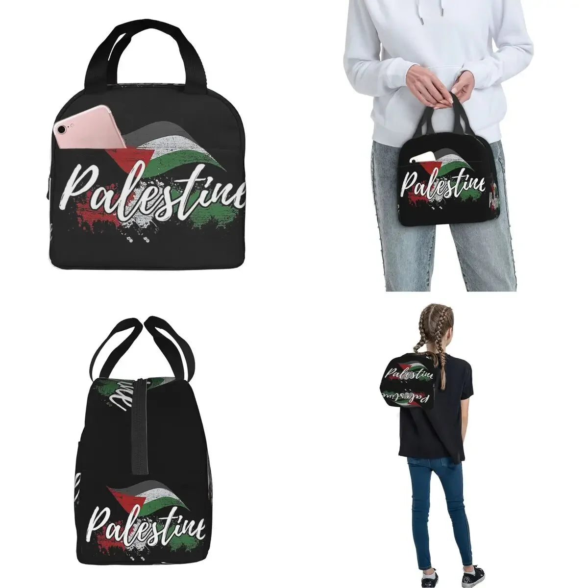 Palestine Flag Lunch Cooler Bag