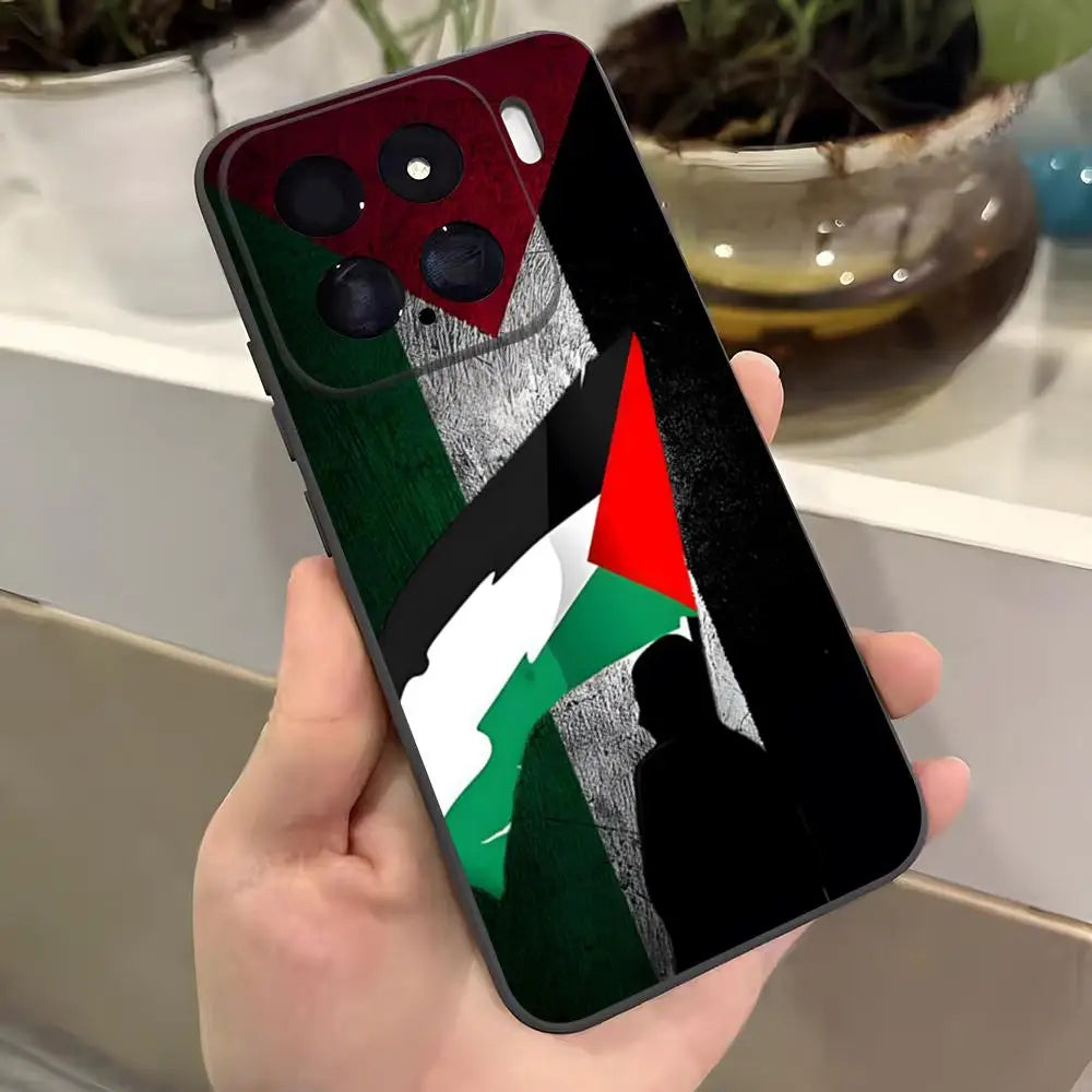Palestine Flag Phone Case For Xiaomi 15 14 13 12 11 T Lite Ultra Redmi Note 14 13 12 Pro ProPlus 12 10 C 5G Cover